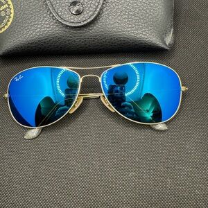 Ray-Ban Blue Aviator Sunglasses